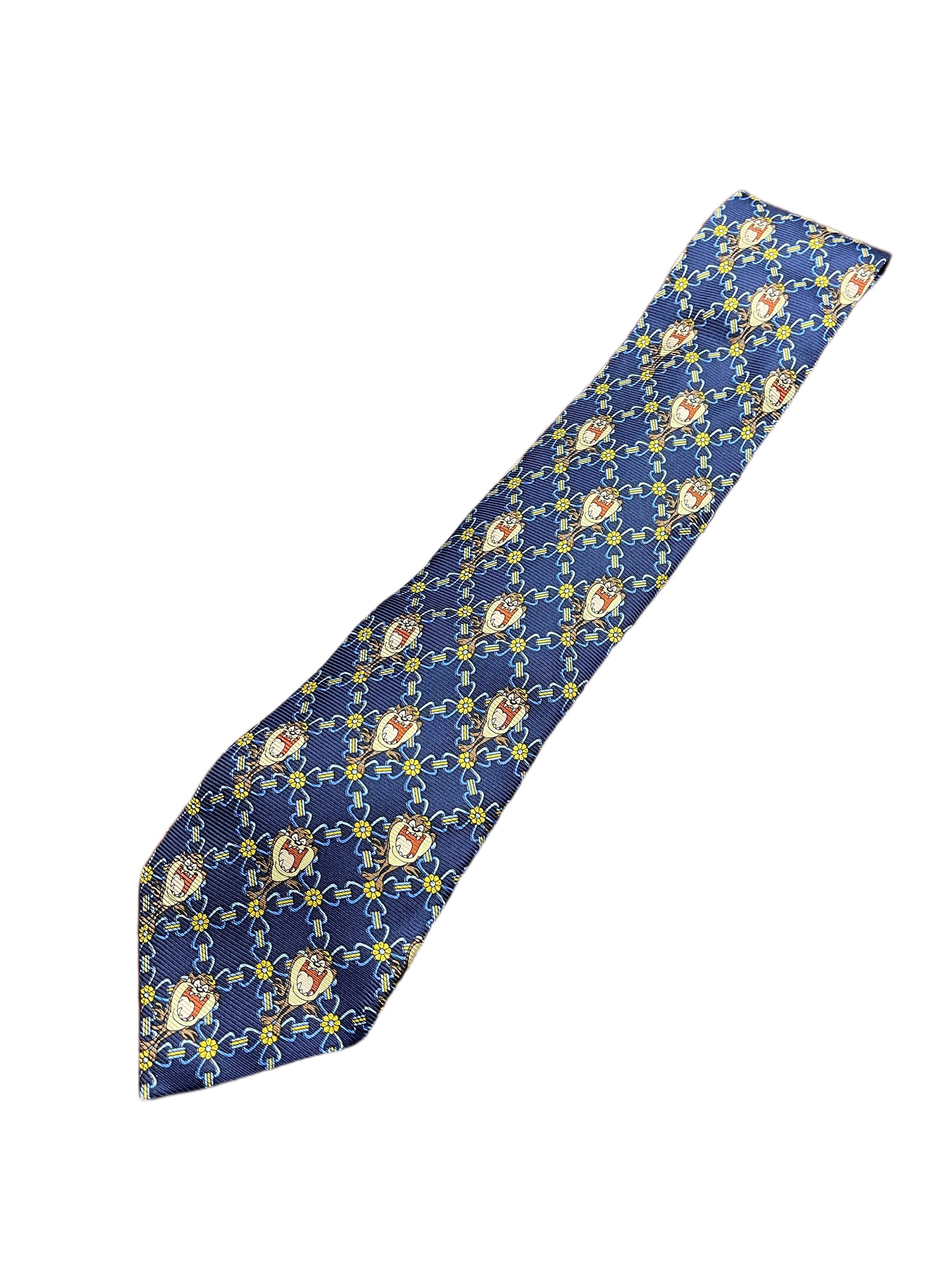 Vintage Tasmanian Devil 1997 TAZ Looney Tunes Tie Blue Multicolor
