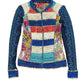 Y2k Lulu. M Knitted Mesh Zip Sweatshirt Multicolor - S