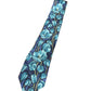 Brice Silk Tie Flowers Turquoise Blue