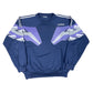 Vintage 1990s Adidas Sweatshirt Navy Purple XL