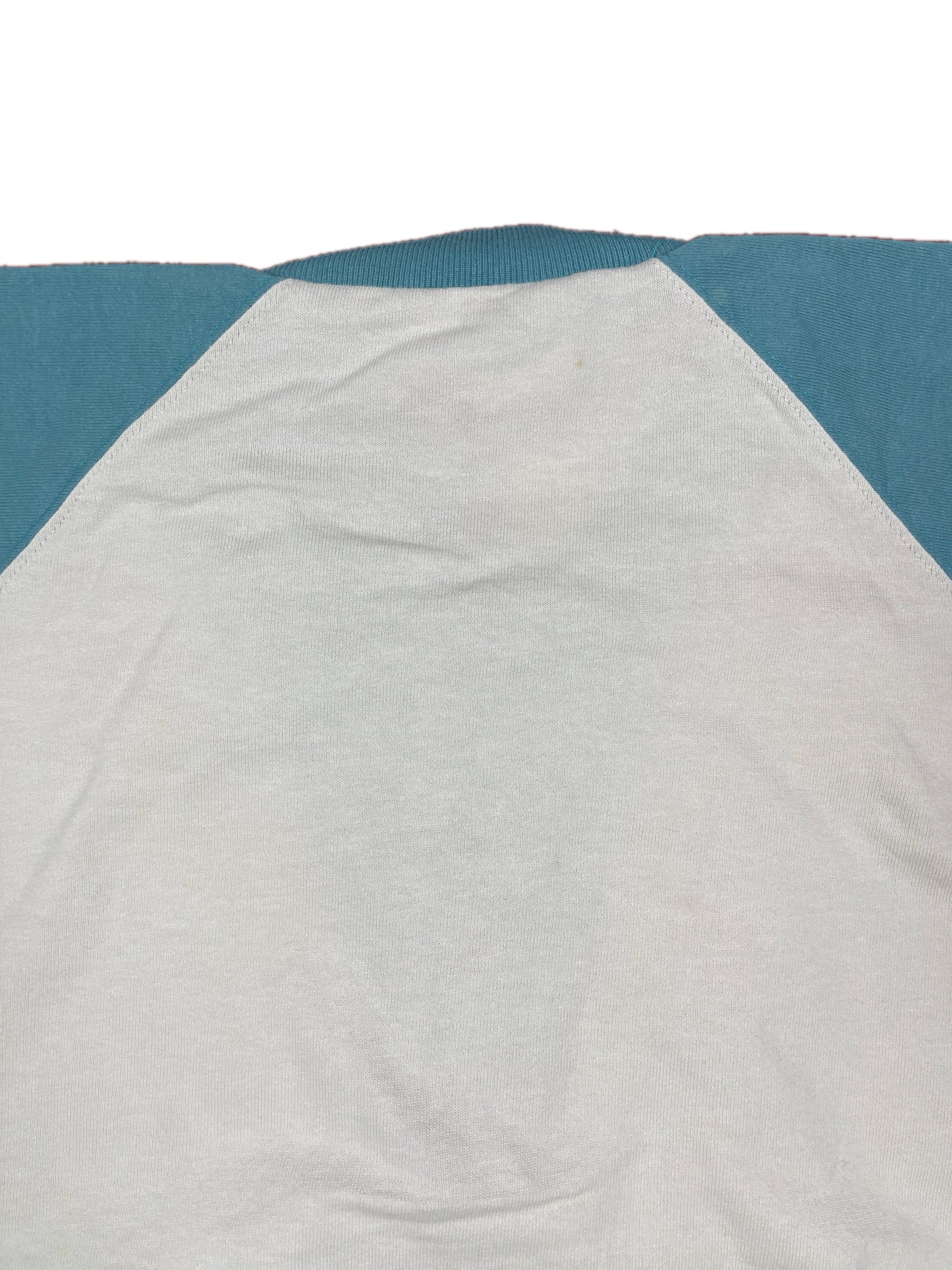 Vintage Kappa 1990s Sweatshirt Cream Turquoise - XL