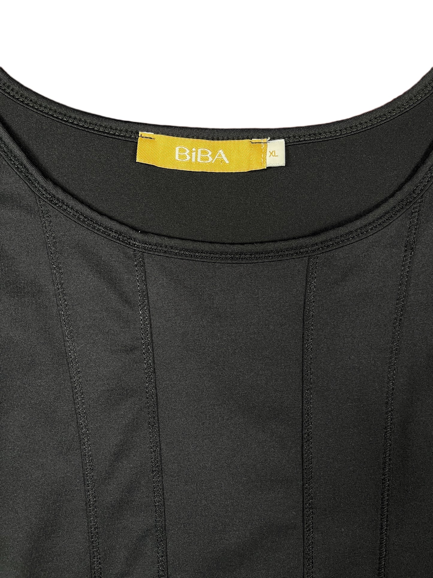 Vintage Biba Sleeveless Top Black - XL