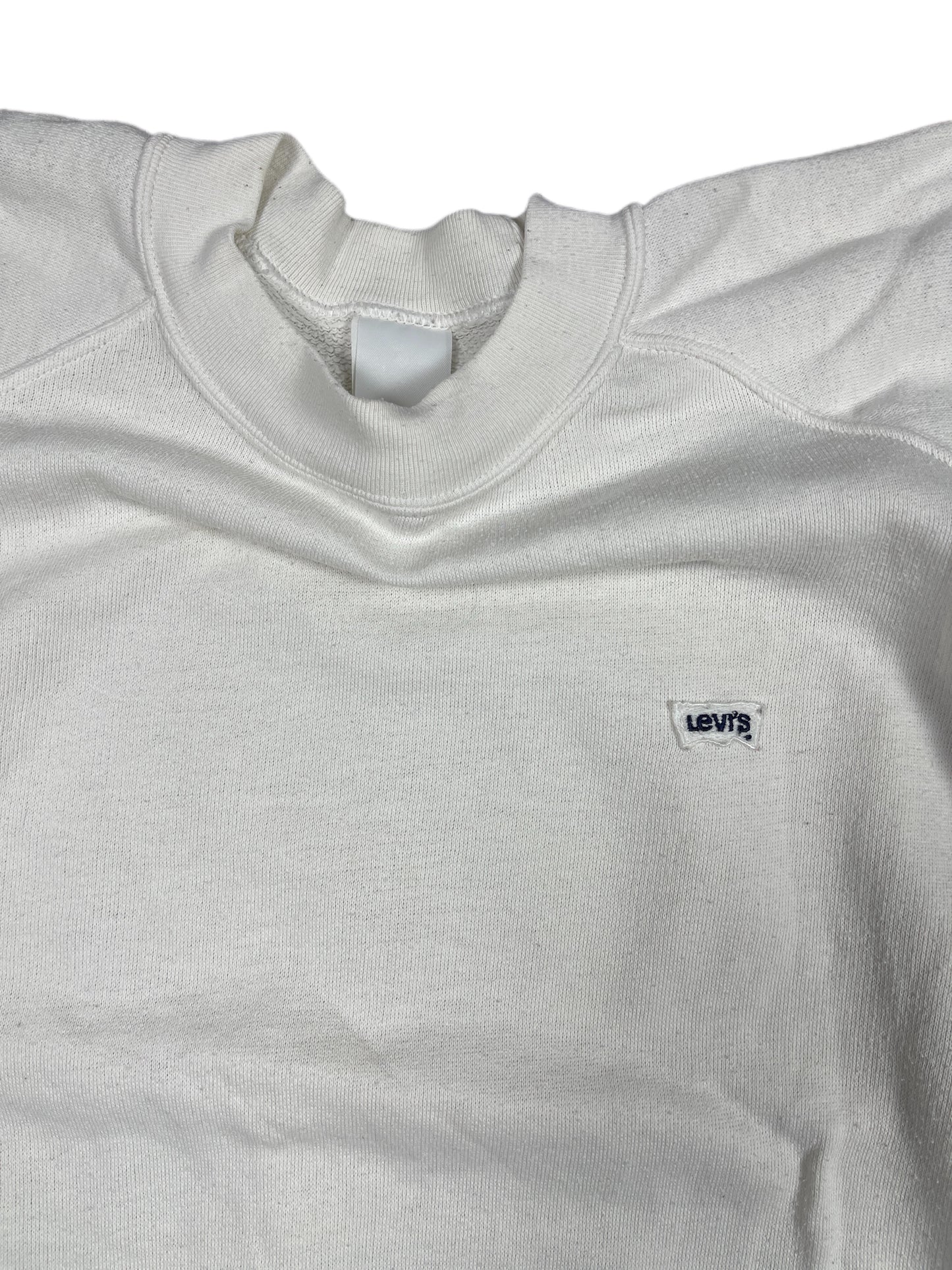 Vintage Levi's Sweatshirt White - M