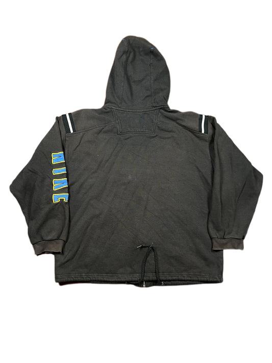 Vintage Nike Boxy Zip Sweatshirt Black - L
