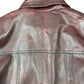 Y2k Emporio Collection Vegan Leather Jacket Red Black - L