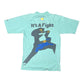 Vintage Adidas Tennis T-Shirt Turquoise - L