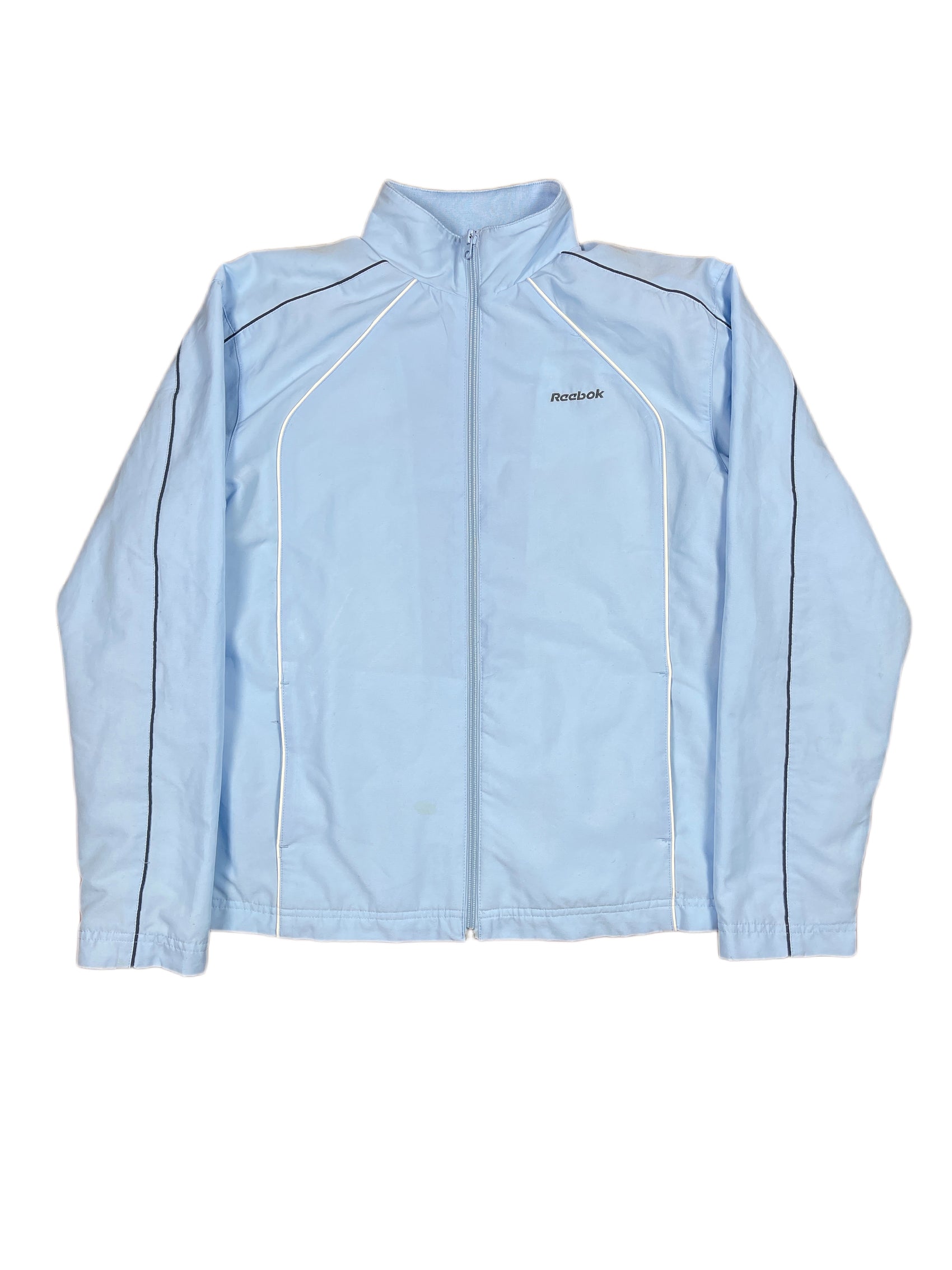 Y2k Reebok 2000s Sport Jacket Blue - L