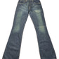 Vintage Levi's Low Waist Flared Denim Pants Blue - M