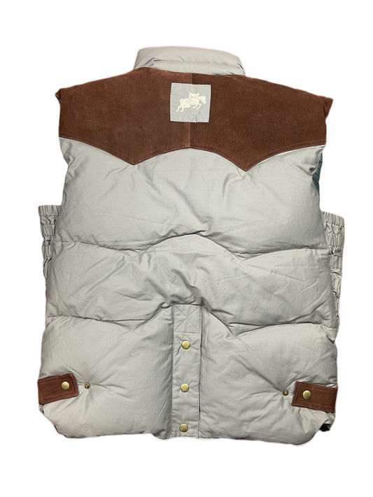 Gilet Down Vest Gray Brown - L/XL