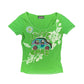 Y2k Guru Short Sleeve Top Green - S