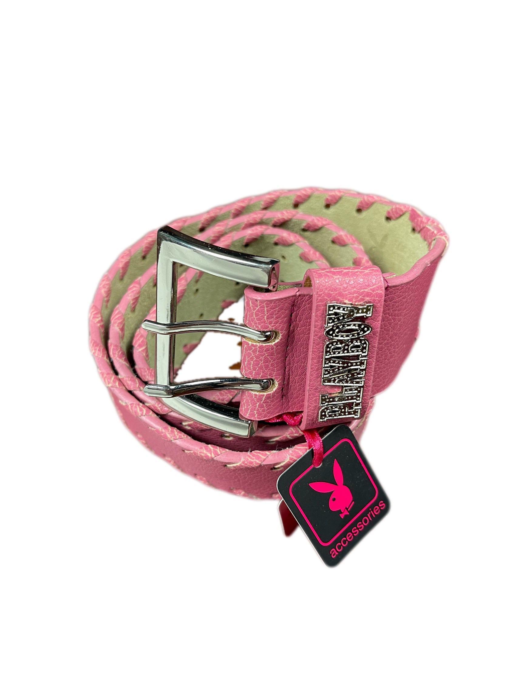 Y2k Playboy Belt Pink 2004