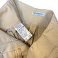 Vintage Tintoretto Flared Pants Beige Polyester Blend XS
