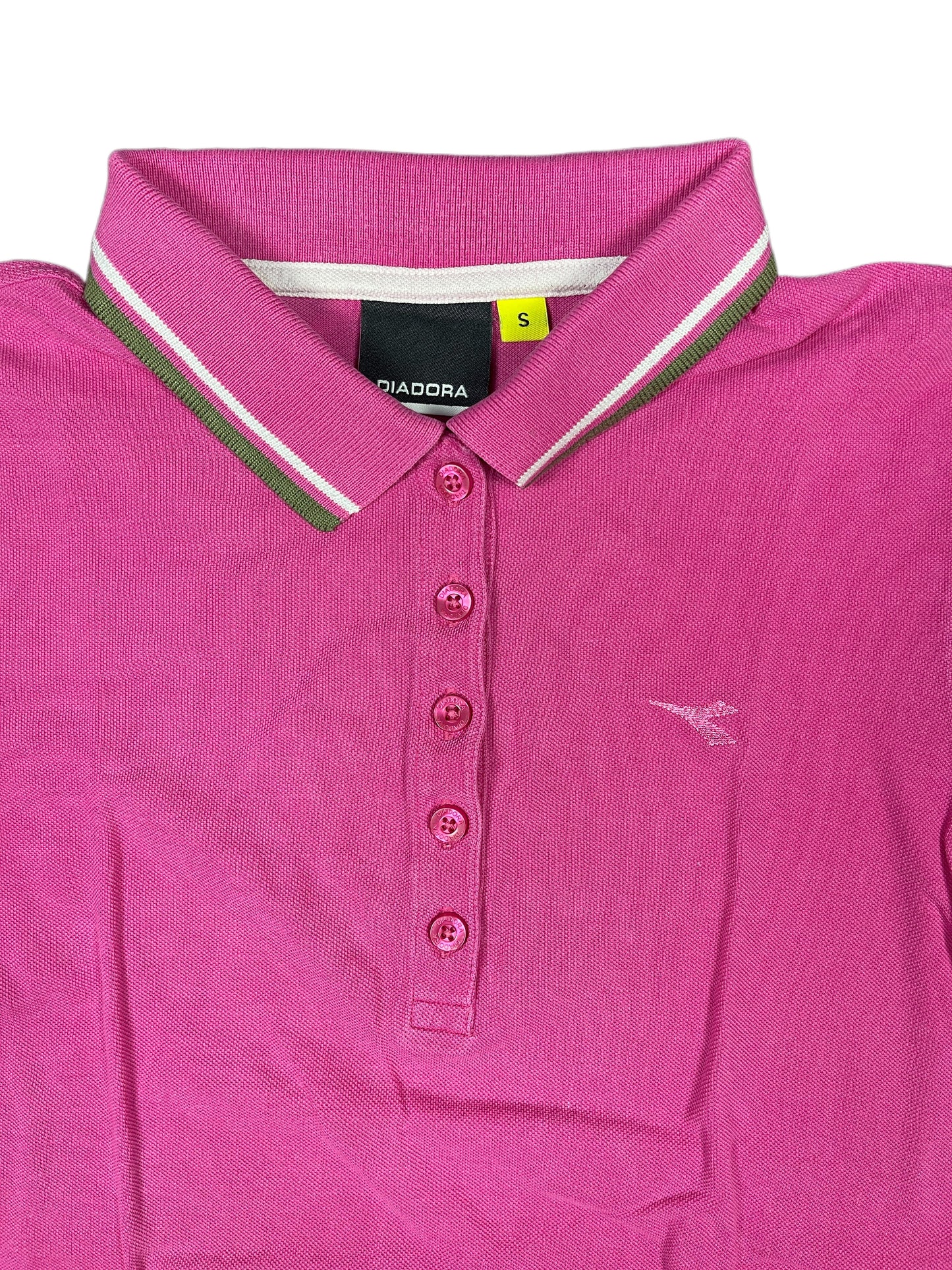 Diadora Polo Shirt Pink - S