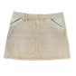 Y2k DKNY Jeans Denim Skirt Brown - M