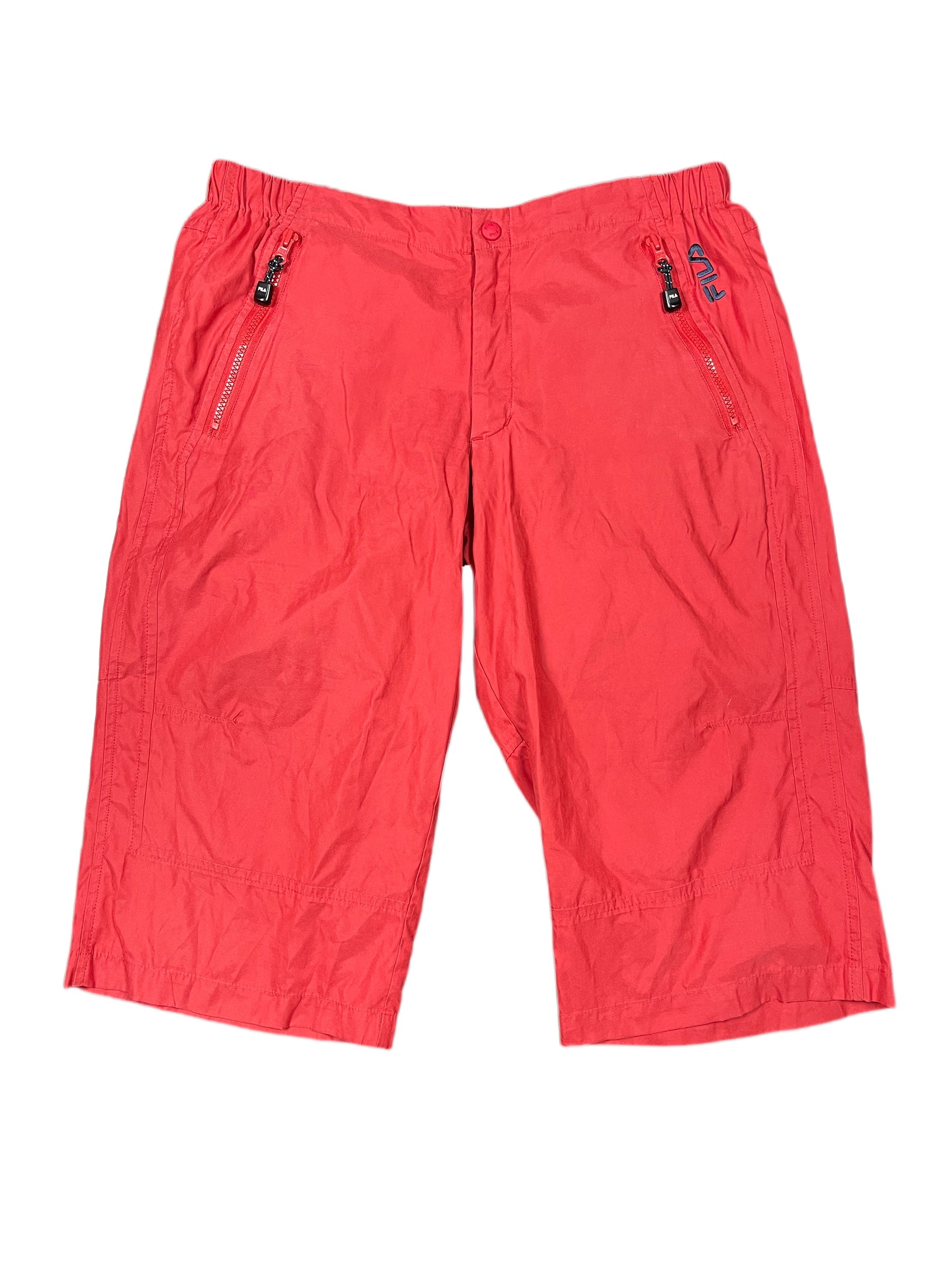 Y2k Fila Capri Sport Pants Red - L