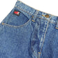 Vintage Mustang High Waist Denim Skirt Blue - S