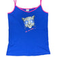 Y2k Queentex Sleeveless Top Blue - M