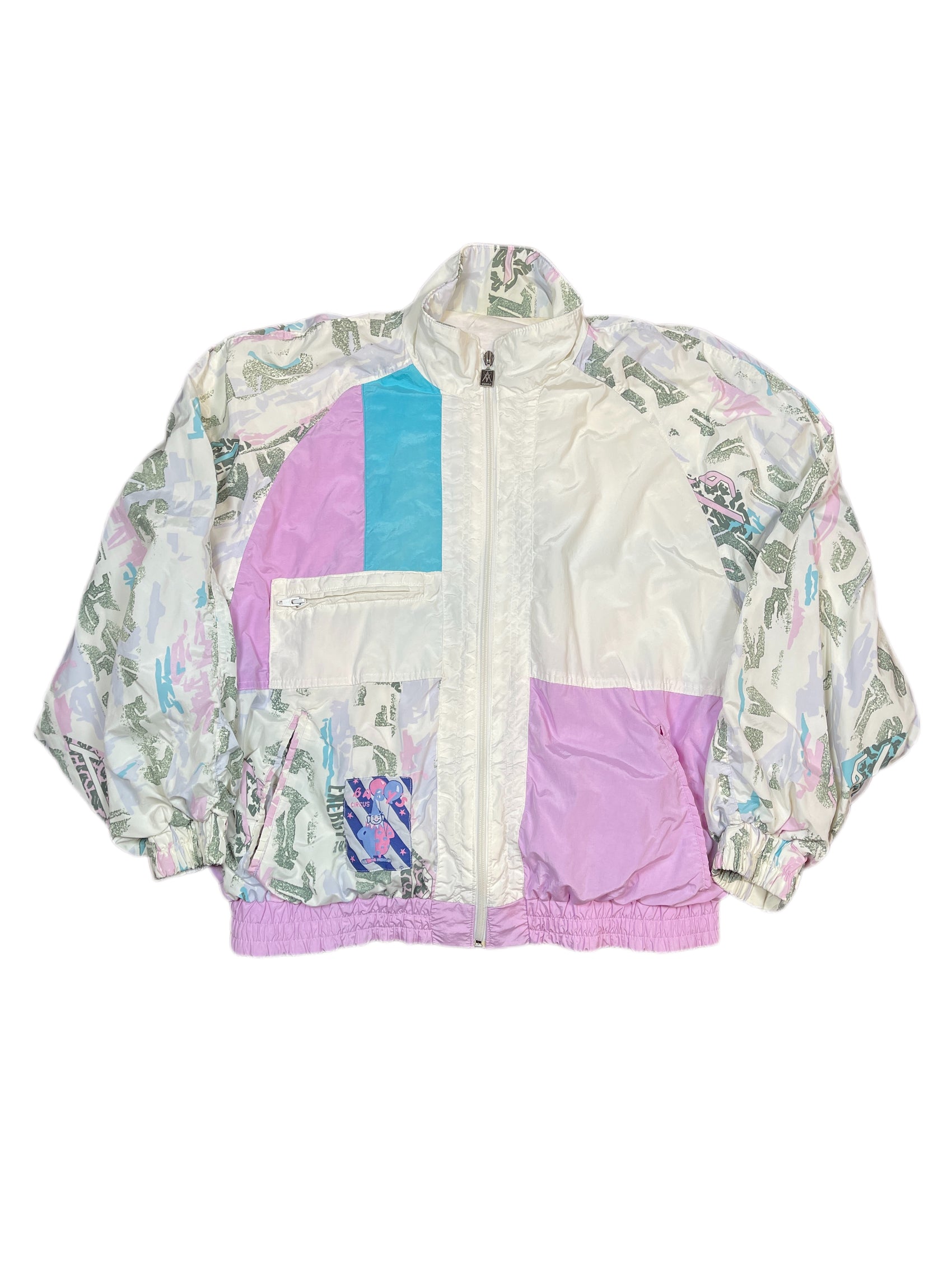 Vintage Völkl Sport Jacket White Multicolor - M
