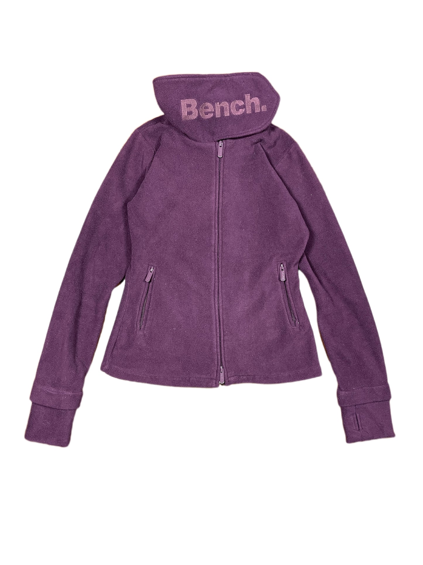 Y2k Bench Fleece Sweatshirt Purple - M