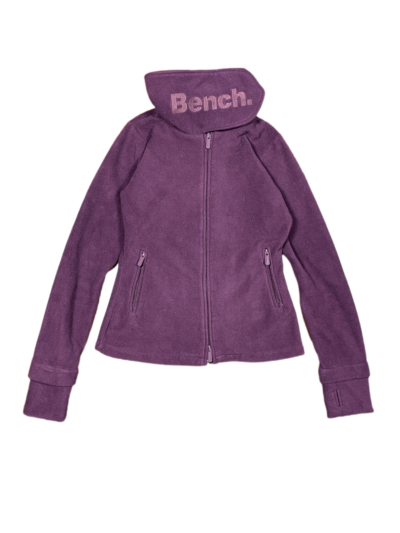 Y2k Bench Fleece Sweatshirt Purple - M