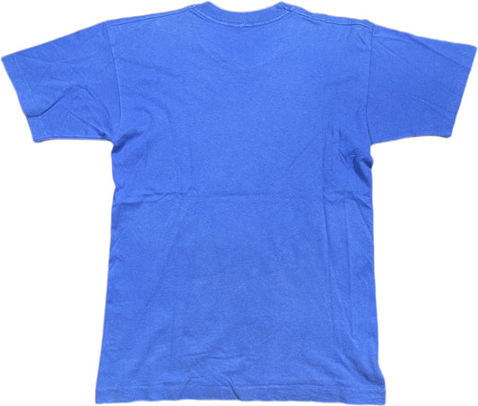 Vintage 90s Nike T-Shirt Blue Cotton S