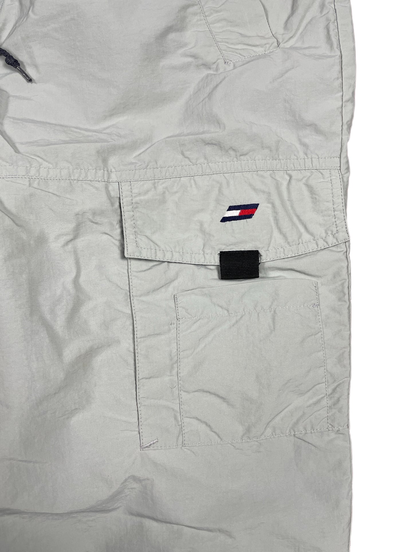 Y2k Tommy Hilfiger Athletics Sport Pants Gray - XL