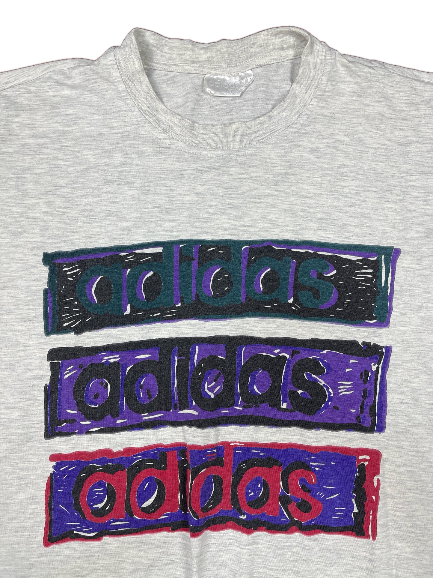 Vintage Adidas T-Shirt Gray - XL