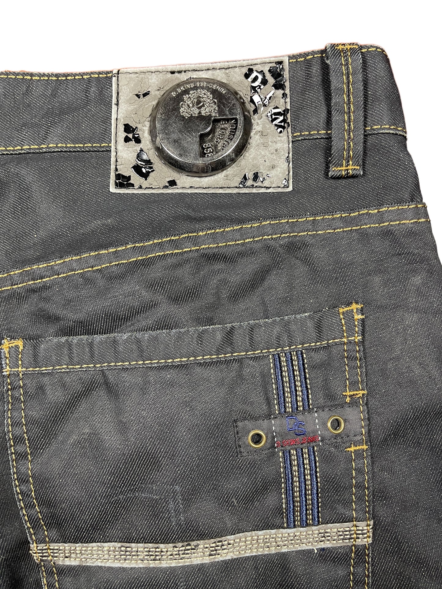 Y2k D.Skins Denim Jeans Navy Blue - XL