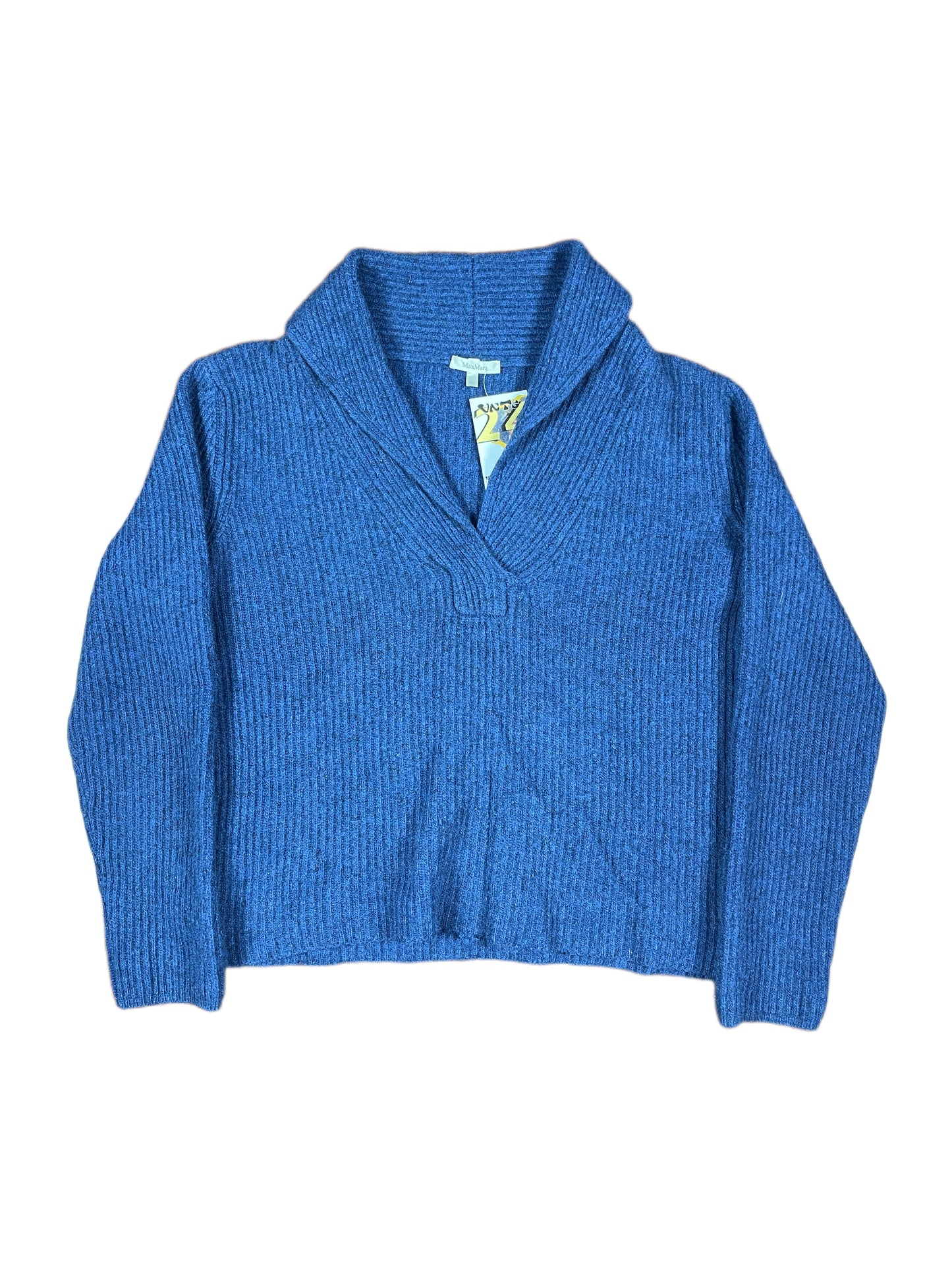 Max Mara Knit Sweatshirt Blue - XL