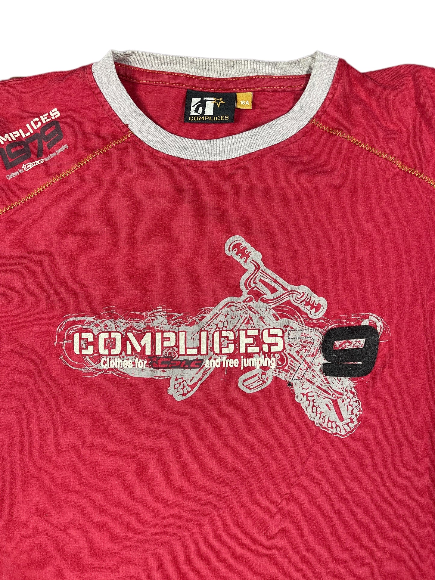 Y2k Complices Longsleeve T-shirt Red - S