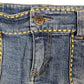 Y2k Blanco Low Waist Jeans Denim Skirt Blue - XL