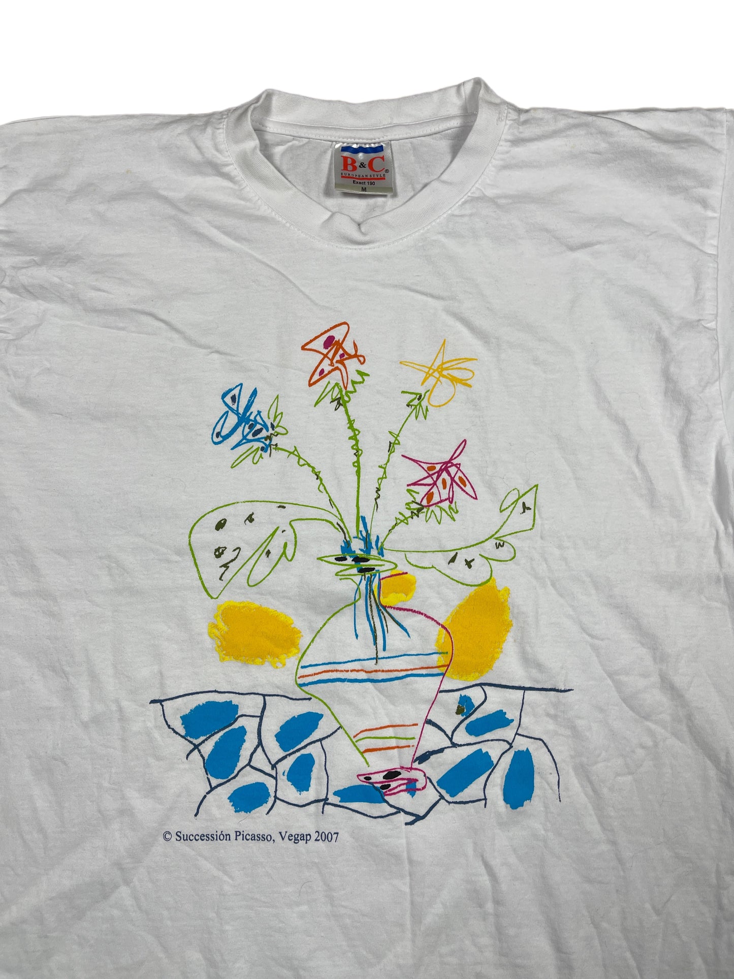B&C Picasso 2007 T-Shirt White - M