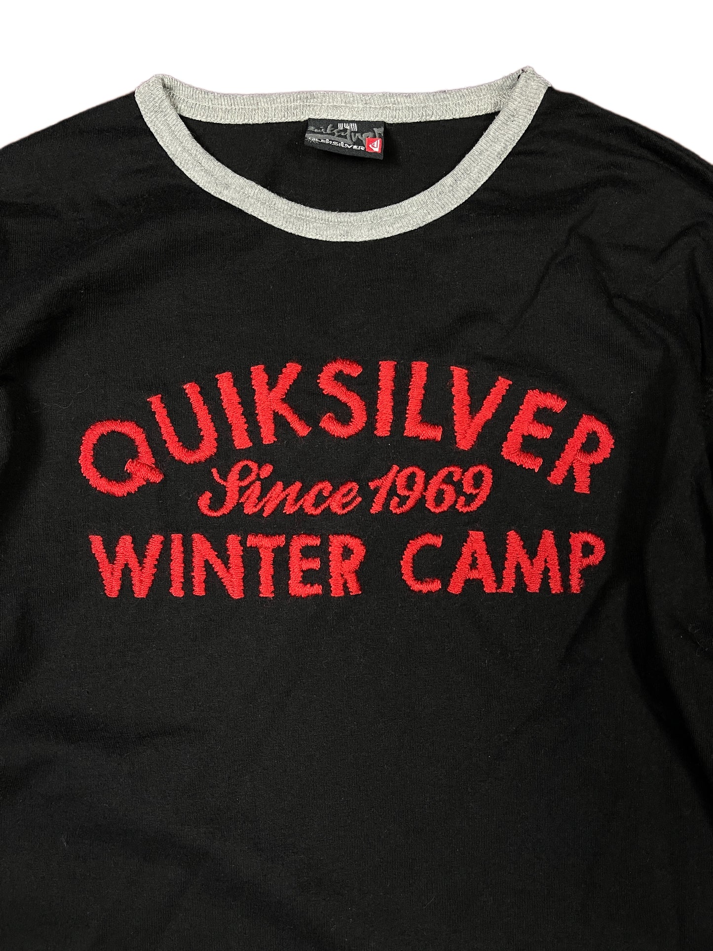 Y2k Quiksilver Longsleeve Black - XS