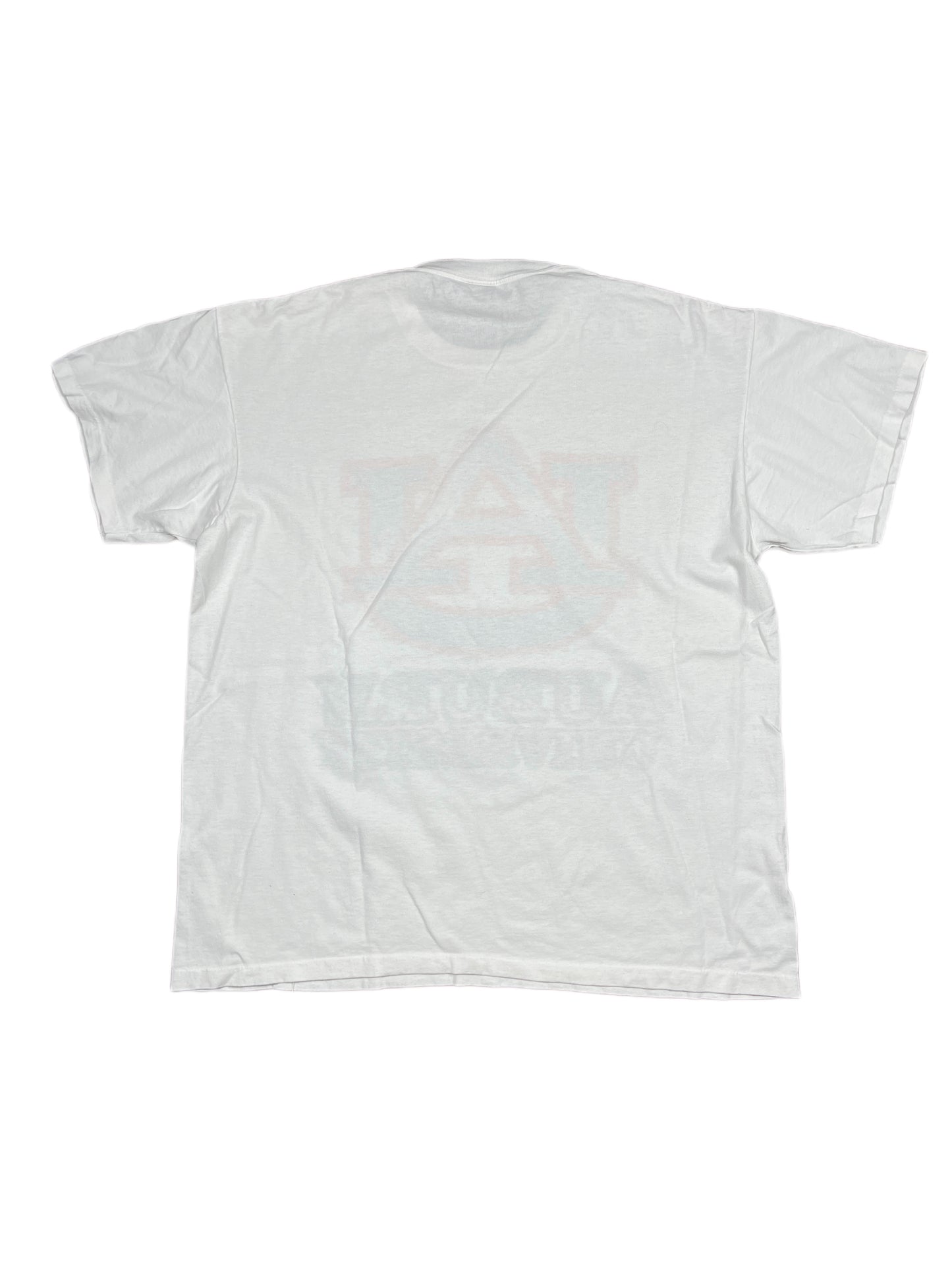 Vintage Oneita Auburn University 1990s T-Shirt White - XL