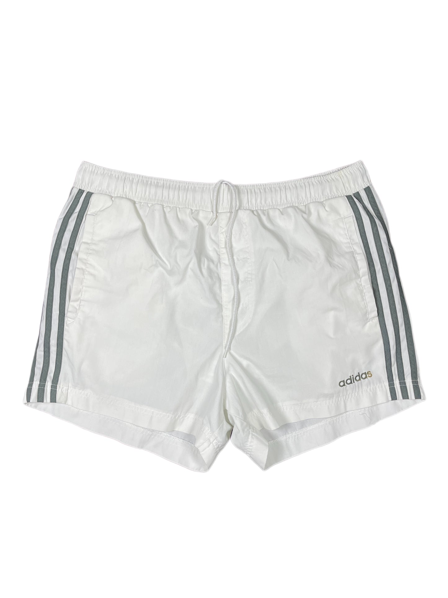 Vintage 90s Adidas Sport Shorts White - M/L