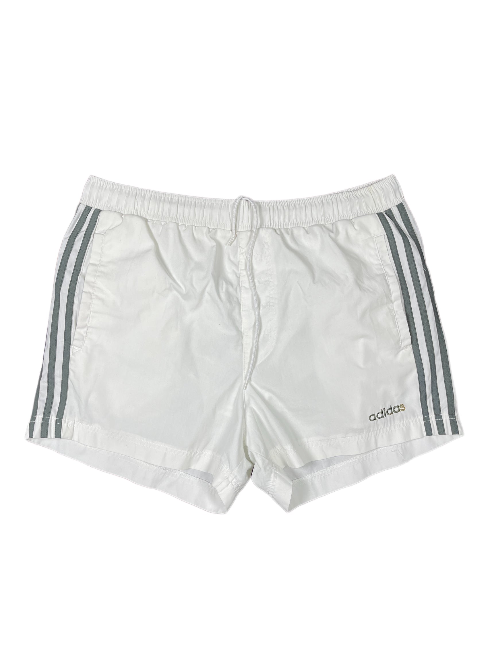 Vintage 90s Adidas Sport Shorts White - M/L