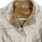 Y2k Fake Faux Fur Jacket Beige - XL