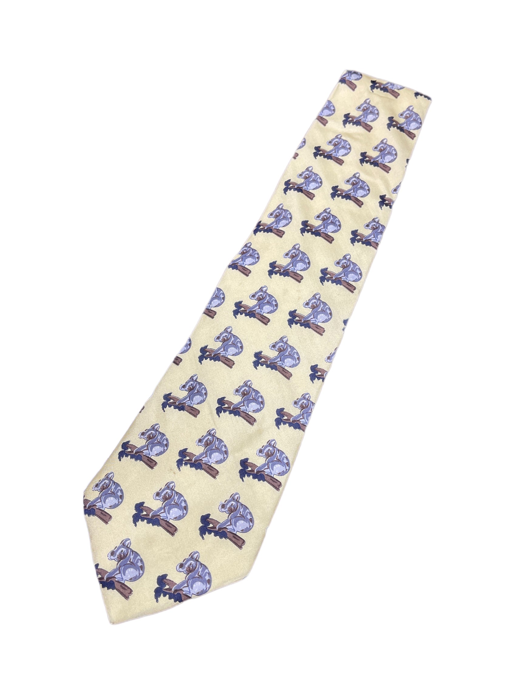 Vintage Koala Tie Beige