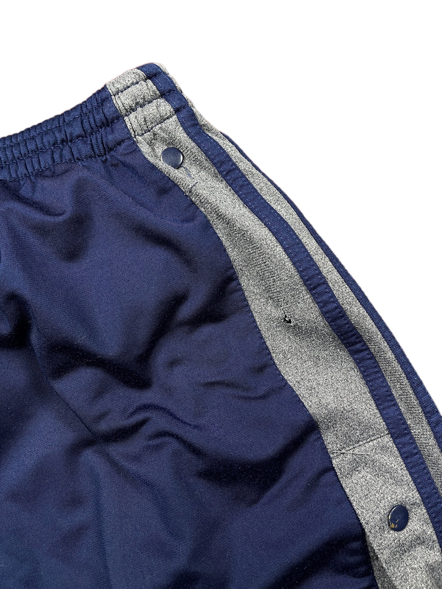 Vintage Adidas Button Up Sport Pants Navy Green - S