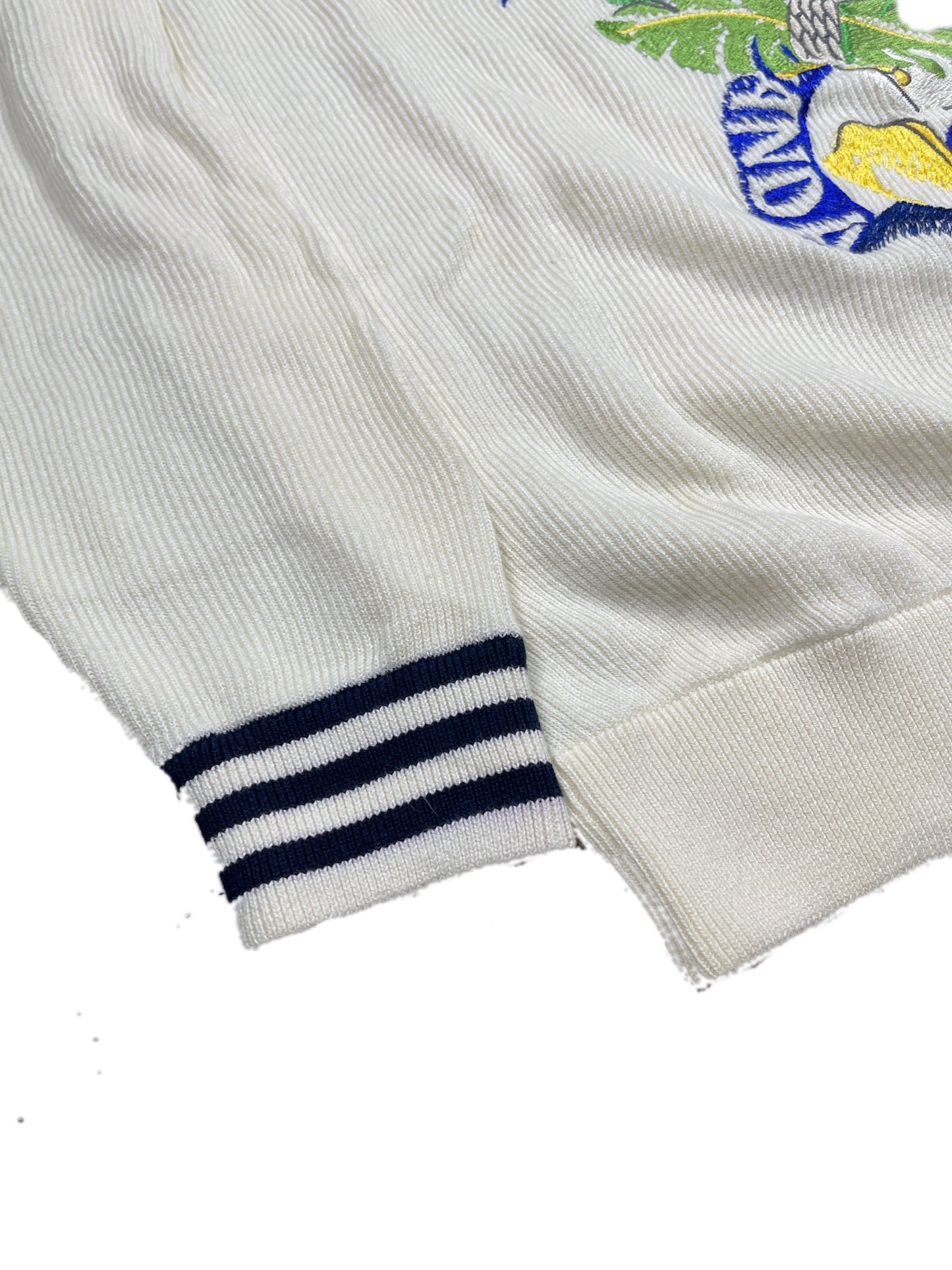 Vintage Iceberg 1990s Disney Donald Duck Knitted Sweatshirt White - XL