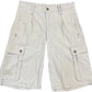 Vintage Camel Cago Shorts Creme Cotton Blend S