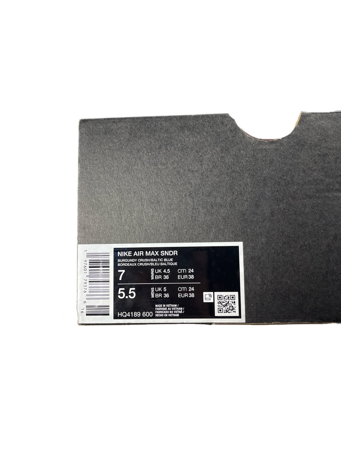 Nike Air Max Sndr Burgundy Crush Baltic Blue - 38