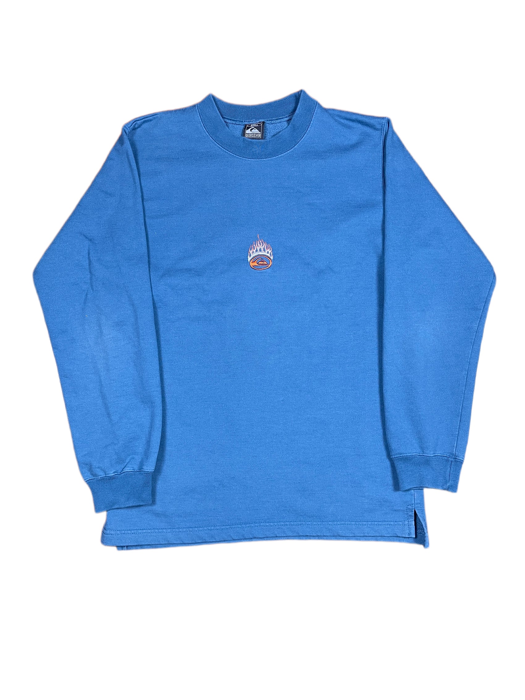 Y2k 2000s Quiksilver Thin Sweatshirt Navy S