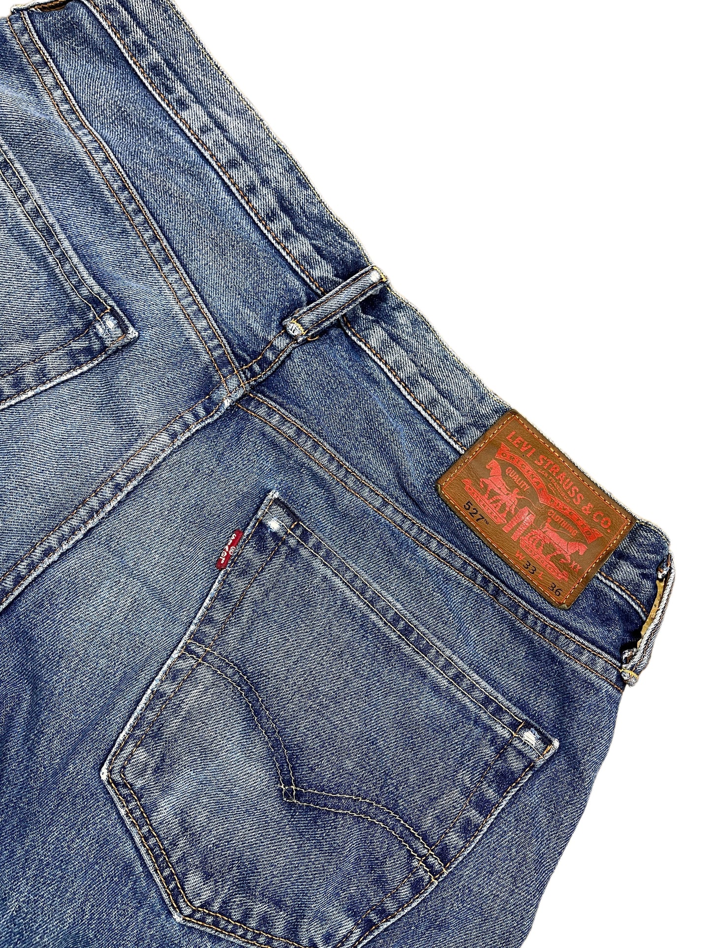 Y2k Levi's 527 Bootcut Denim Pants Blue - M/L