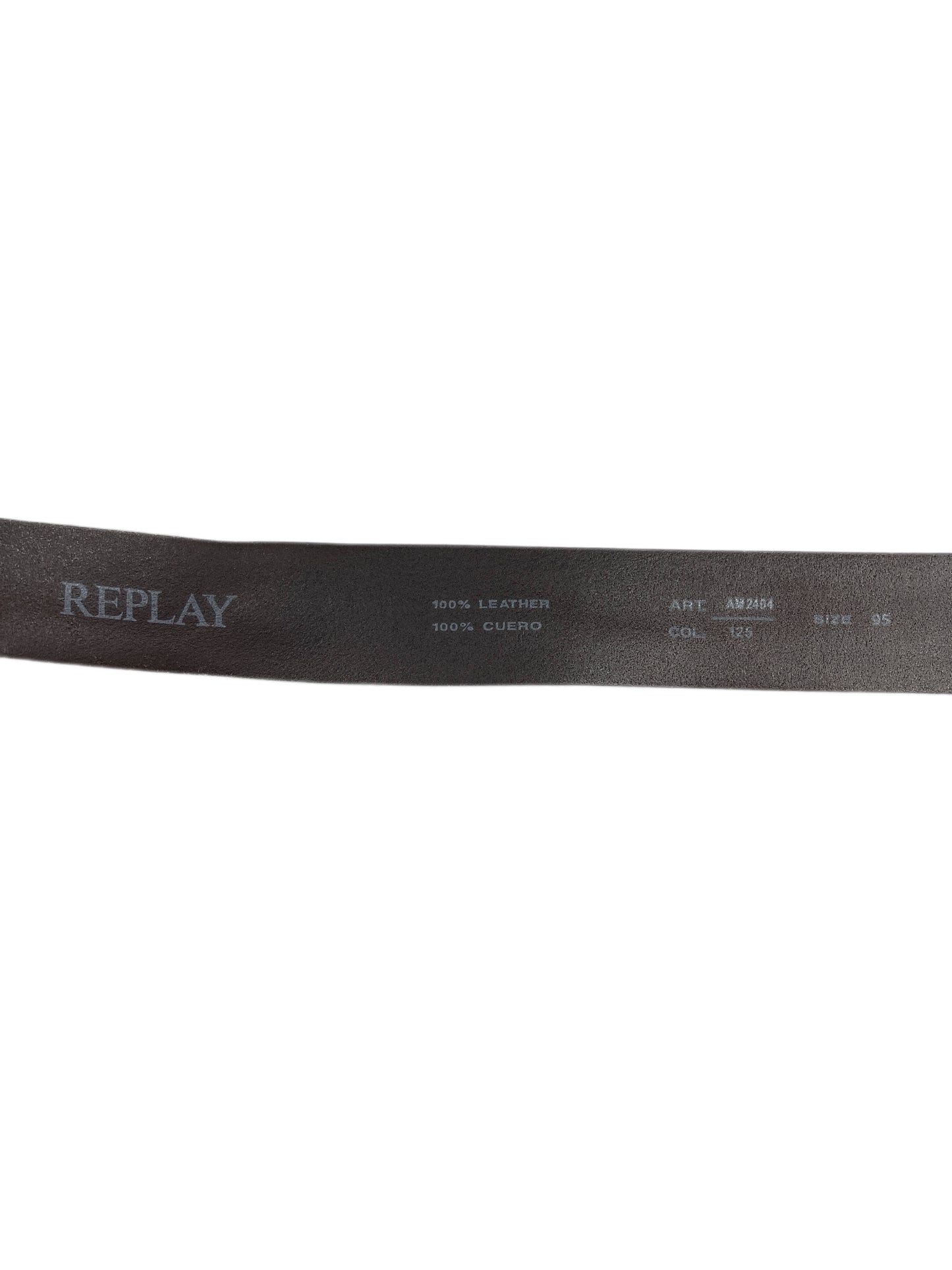 Y2k Replay Leather Belt Brown