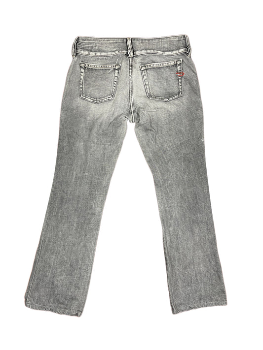 Y2k Diesel Low Waist Denim Pants Gray - M