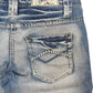 Y2K Sublevel Denim Shorts Blue Cotton S