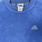 Vintage Adidas Fleece Sweatshirt Blue - M