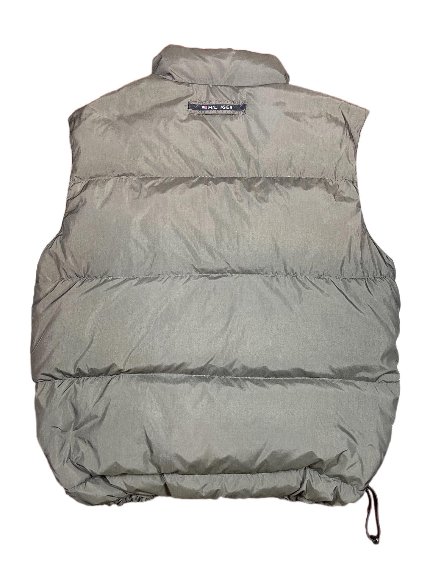 Vintage Tommy Hilfiger Puffer Down Vest Brown - XL