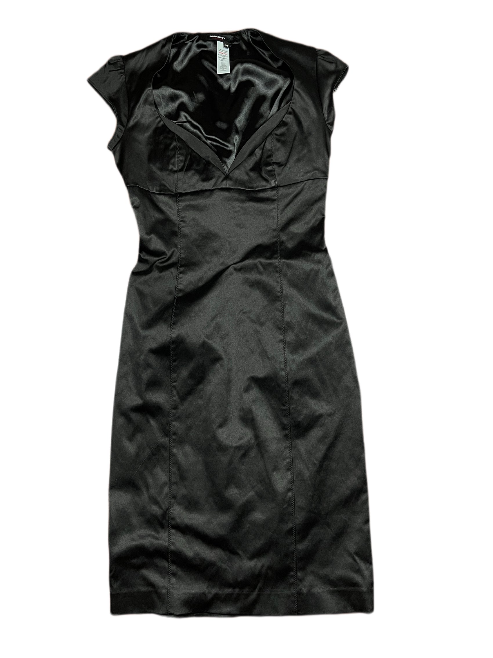 Y2k Miss Sixty Sleeveless Dress Black - XS